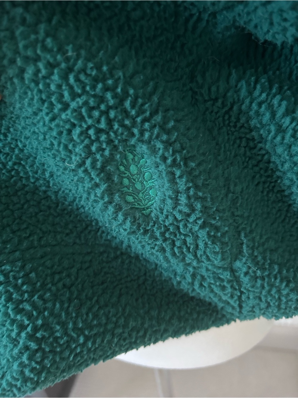 Free People FP Movement Hit the Slopes Women’s Large Sherpa Jacket Green Fleece - Picture 13 of 13